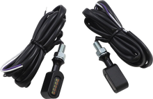 Load image into Gallery viewer, Marker Light - Smoke/Amber - Matte Black DragSpecialties L22-6042MBME - Main Product View