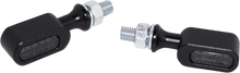 Load image into Gallery viewer, Marker Light - Smoke/Amber - Matte Black DragSpecialties L22-6042MBME - Side View