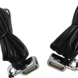 Load image into Gallery viewer, Marker Lights - Amber/White - Smoke Lens - Chrome DragSpecialties L22-0229DCME - Side View