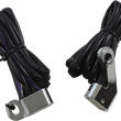 Load image into Gallery viewer, Marker Lights - Amber/White - Smoke Lens - Chrome DragSpecialties L22-0232DCME - Side View