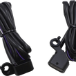 Load image into Gallery viewer, Marker Lights - Amber/White - Smoke Lens - Matte Black DragSpecialties L22-0230DMBME - Side View