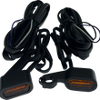 Load image into Gallery viewer, Marker Lights - Black - Amber Lens - '04-'13 XL DragSpecialties L22-0236MBAENU - Main Product View