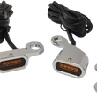 Load image into Gallery viewer, Marker Lights - Black - Amber Lens - '04-'13 XL DragSpecialties L22-0236MBAENU - Side View