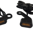 Load image into Gallery viewer, Marker Lights - Black - Amber Lens - '04-'13 XL DragSpecialties L22-0236MBAENU - Detail View