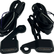 Load image into Gallery viewer, Marker Lights - Black - Smoke Lens - '04-'13 XL DragSpecialties L22-0236DMBME - Main Product View