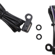 Load image into Gallery viewer, Marker Lights - White/Amber - Black DragSpecialties L22-0229DMBE - Main Product View