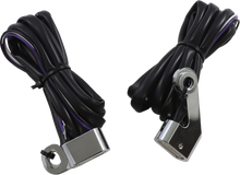 Load image into Gallery viewer, Marker Lights - White/Amber - Black DragSpecialties L22-0232DMBE - Side View