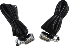 Load image into Gallery viewer, Marker Lights - White/Amber - Chrome DragSpecialties L22-0229DCE - Main Product View