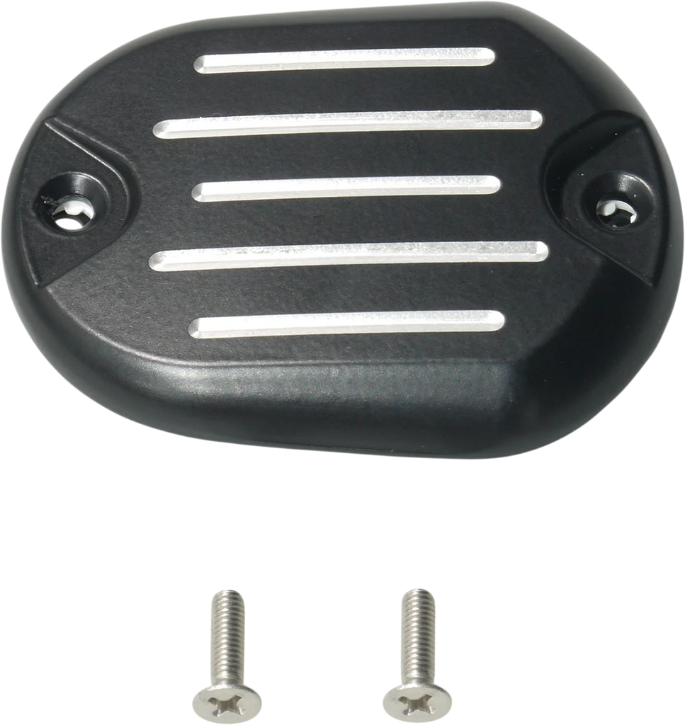 Master Cylinder Cover - Black DragSpecialties 78149 - Side View
