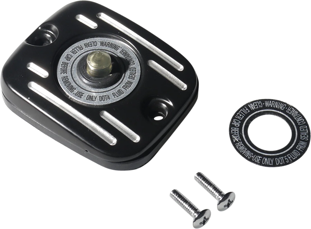 Master Cylinder Cover - Black DragSpecialties 78150 - Main Product View