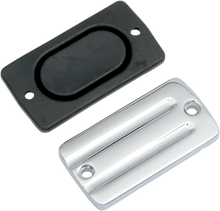 Load image into Gallery viewer, Master Cylinder Cover - Black DragSpecialties 78150 - Detail View