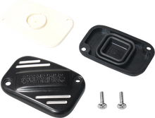 Load image into Gallery viewer, Master Cylinder Cover - Black DragSpecialties 78151 - Side View