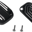 Load image into Gallery viewer, Master Cylinder Cover - Black DragSpecialties 78152 - Side View