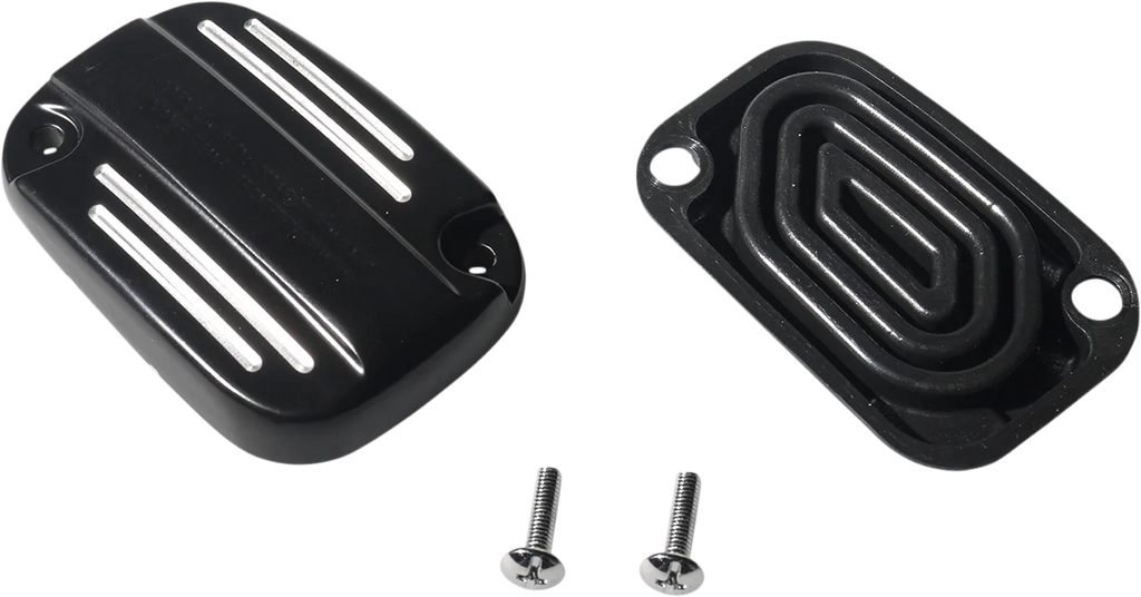 Master Cylinder Cover - Black DragSpecialties 78152 - Side View
