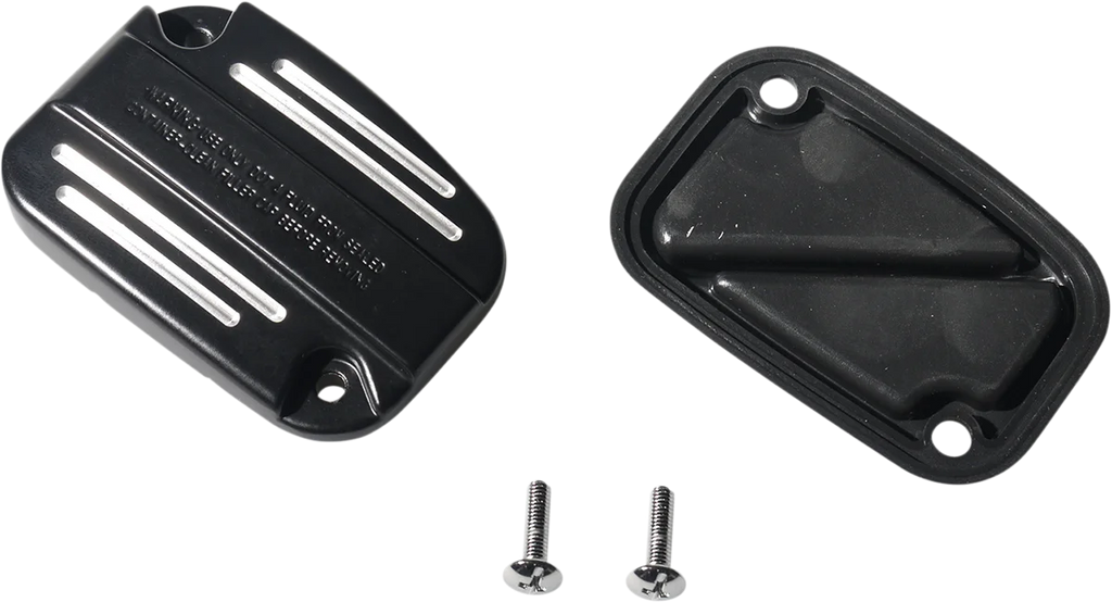 Master Cylinder Cover - Clutch - Black DragSpecialties 78153 - Side View