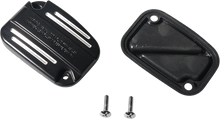 Load image into Gallery viewer, Master Cylinder Cover - Clutch - Black DragSpecialties 78153 - Side View