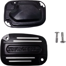 Load image into Gallery viewer, Master Cylinder Cover - Clutch - Black DragSpecialties 78577 - Main Product View