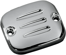 Load image into Gallery viewer, Master Cylinder Cover - Front - Grooved DragSpecialties 373814-BC101 - Main Product View