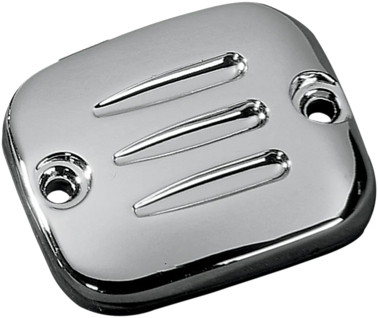 Master Cylinder Cover - Front - Smooth DragSpecialties 373813-BC101 - Side View