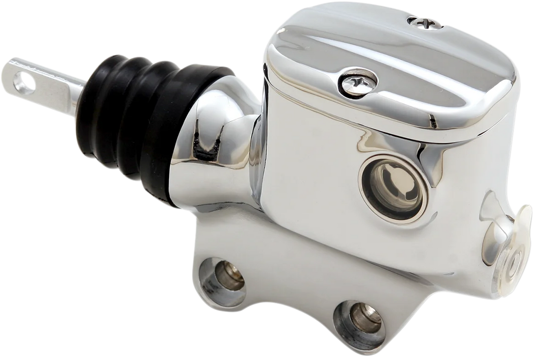 Master Cylinder - Rear - Chrome DragSpecialties 148010-BC422 - Side View