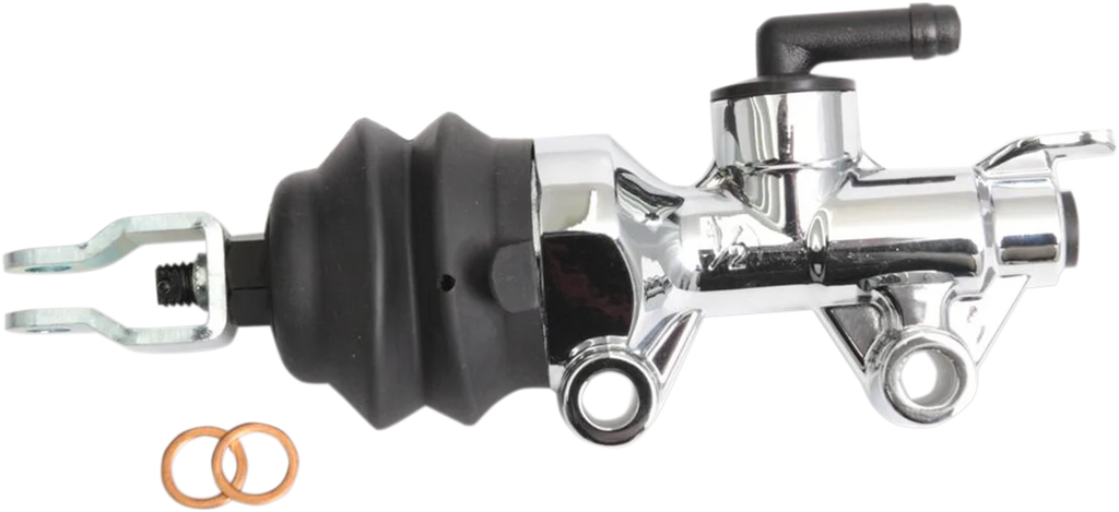 Master Cylinder - Rear - Chrome DragSpecialties B17-0650 - Main Product View