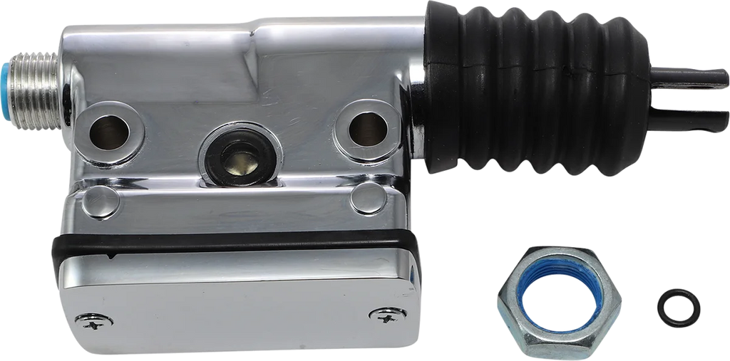 Master Cylinder - Rear - Kelsey - Chrome DragSpecialties 17-0632-BX-LB2 - Main Product View
