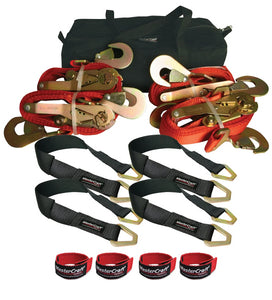Mastercraft Racing Products Ratchet Straps Vehicle Tie Down Kit 400023