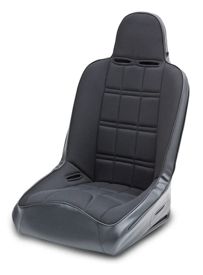 Mastercraft Racing Products Single Nomad Seat w/ Fix ed Headrest Black/Black 530004