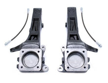 Load image into Gallery viewer, MaxTrac 05-18 Toyota Tacoma 2WD 6 Lug 4in Front Lift Spindles w/Extended DOT Compliant Brake Lines