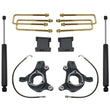 Load image into Gallery viewer, MaxTrac 07-16 GM C1500 2WD w/Cast Steel Susp. 3in/1in Spindle Lift Kit w/MaxTrac Shocks