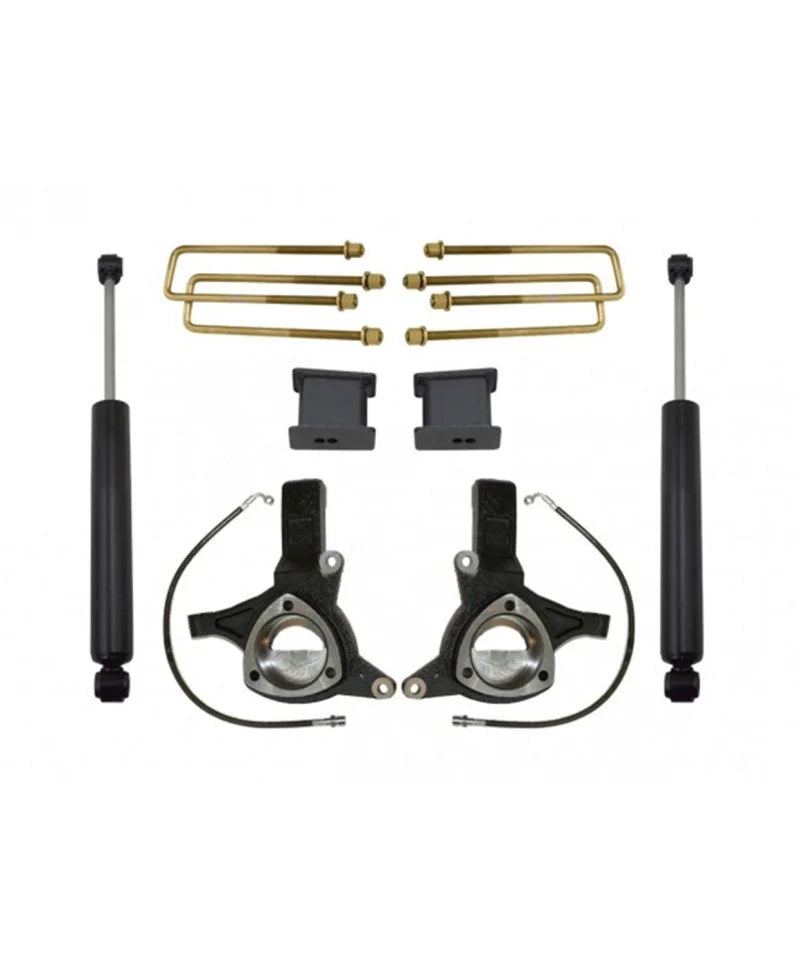 MaxTrac 07-16 GM C1500 2WD w/Cast Steel Susp. 4.5in/2in MaxPro Spindle Lift Kit w/MaxTrac Shocks