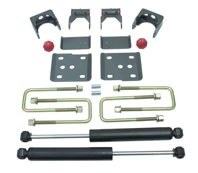 MaxTrac 15-18 Ford F-150 2WD 5.0L V8 3in/5in MaxPro Lowering Spindle Kit - Side View