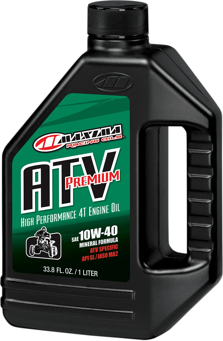Maxima - ATV 4T Oil - 10W-40 - 1L - 33901 - Side View