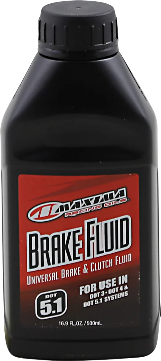 Maxima DOT 5.1 Brake Fluid - 500ml 80-82916 - Side View