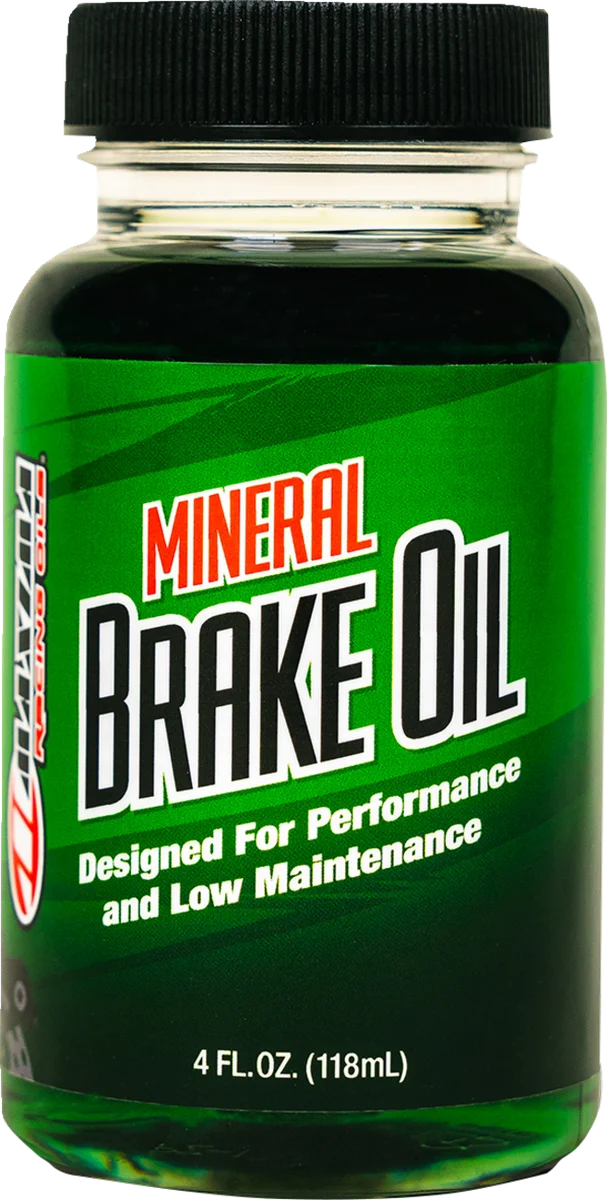 Maxima - Mineral Brake Oil - 4 U.S. fl oz. - 85-01904 - Side View