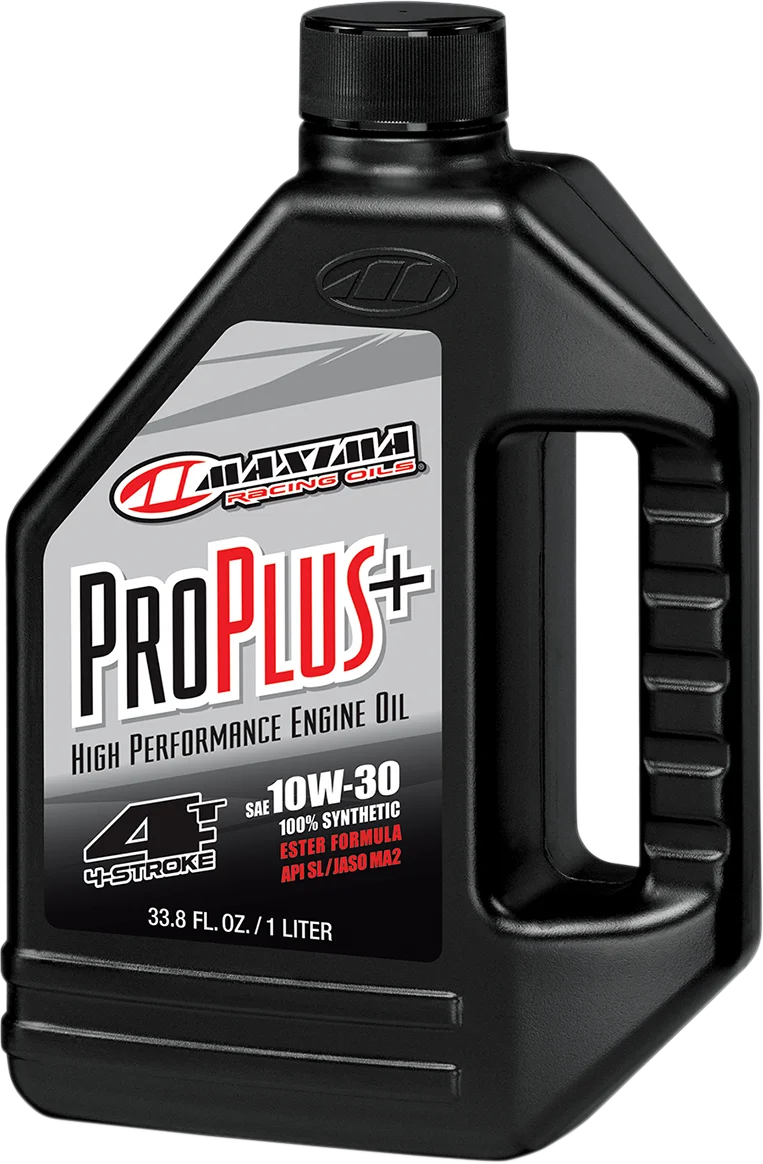 Maxima - Pro Plus+ 4T Oil - 10W-30 - 1L - 30-01901 - Side View