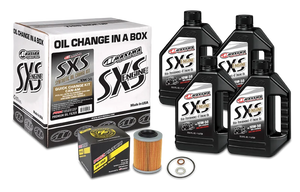 Maxima SXS Can-Am Maverick X3 Oil Change Kit w/Full Synthetic 10W50 Engine Oil/Filter/Hardware
