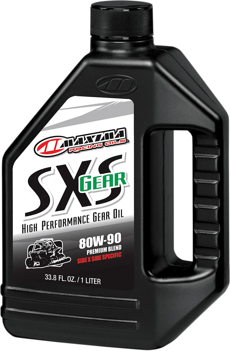 Maxima - SXS Mineral Gear Oil - 80W-90 - 1L - 40-43901 - Side View