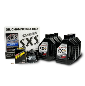 Maxima SXS Quick Change Kit w/Full Synthetic 5W50 Engine Oil/Filter/Hardware fits Polaris RZR PRO R