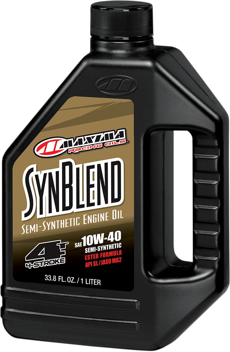 Maxima - SynBlend Semi-Synthetic Oil - 20W50 - 1L - 35901B - Side View