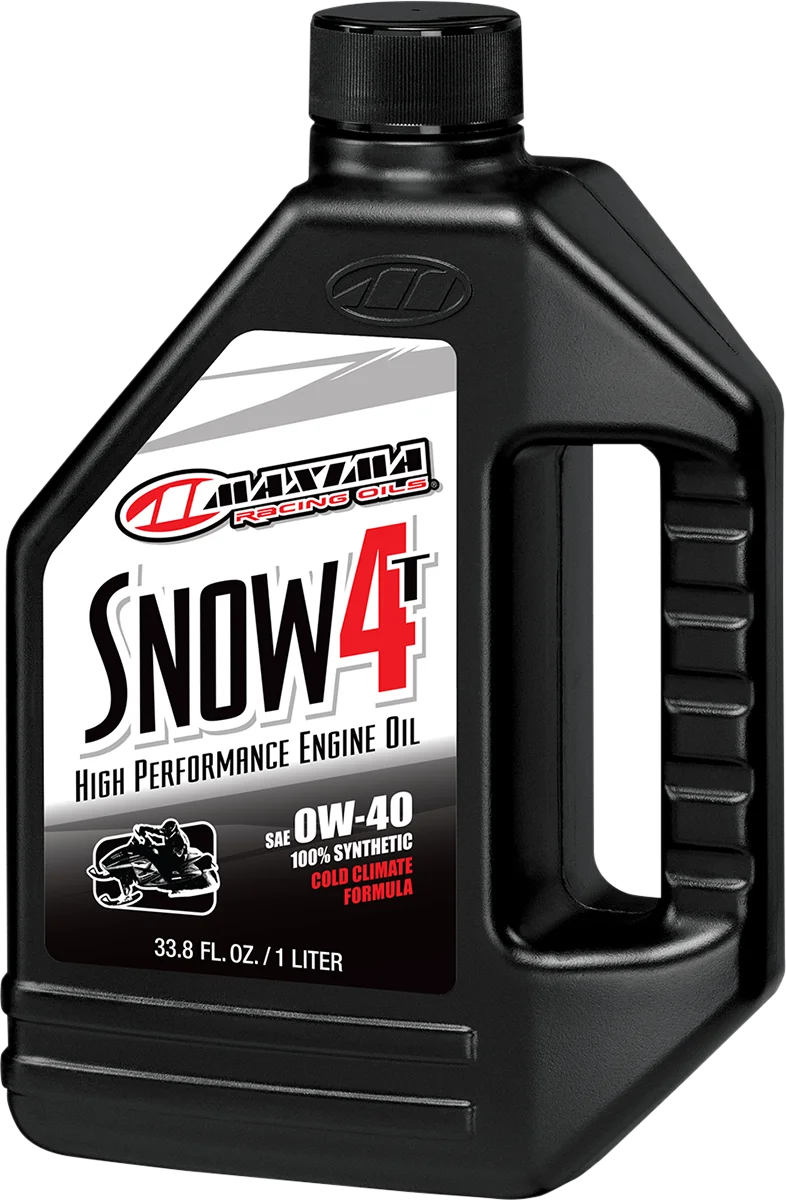 Maxima - Synthetic 4T Snow Oil - 0W-40 - 1L - 30-31901 - Side View