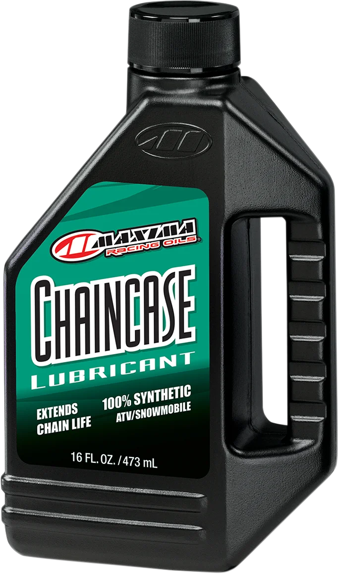 Maxima - Synthetic Chain Case Lube - 75W-140 - 16 U.S. fl oz. - 45916 - Side View