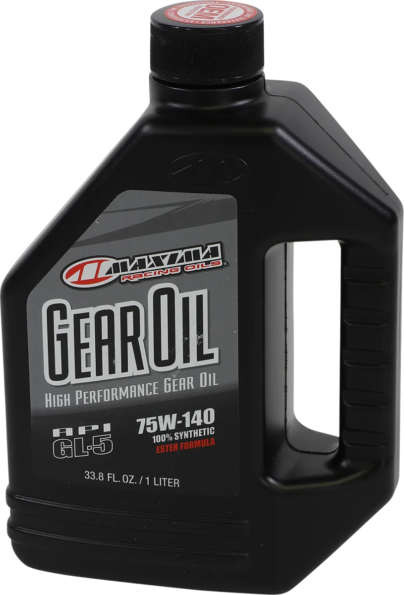 Maxima - Synthetic Gear Oil - 75W-140 - 1L - 40-49901 - Side View