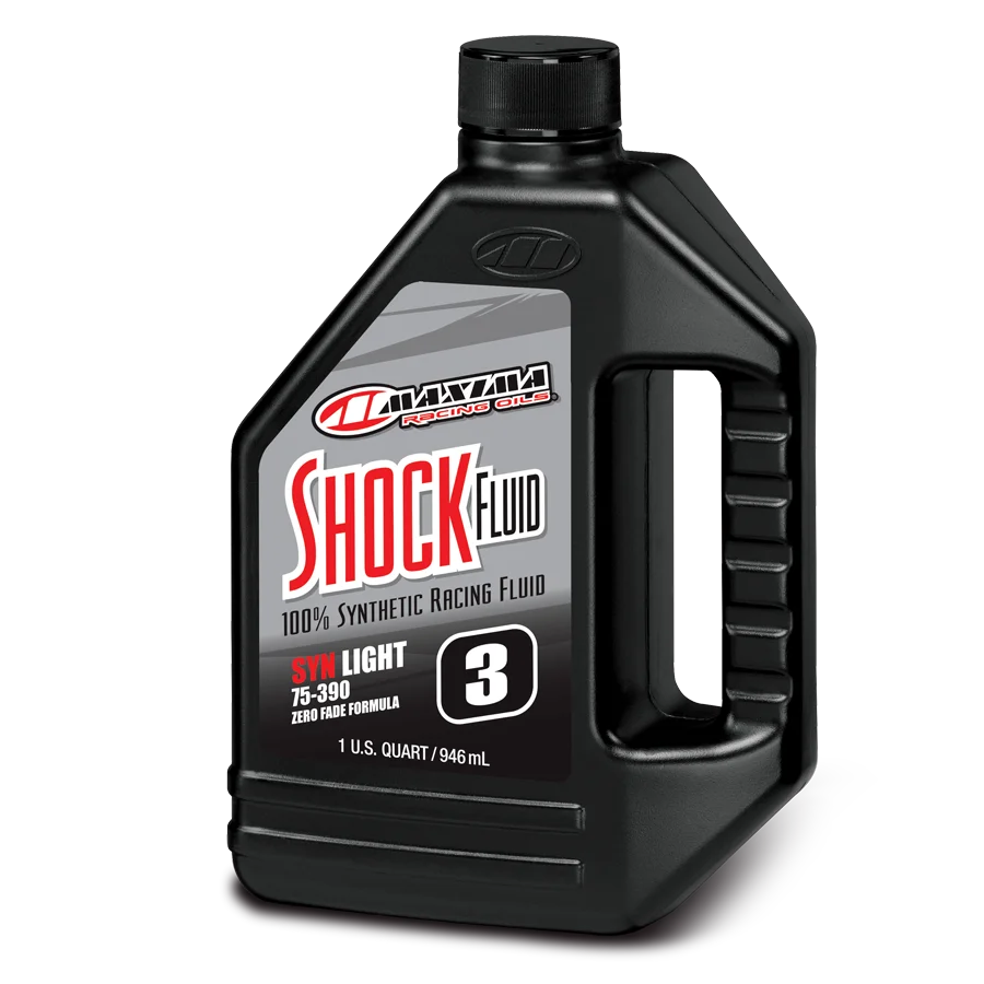Maxima - Synthetic Shock Oil - 3wt - 1 U.S. quart - 50-57901 - Side View