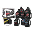 Load image into Gallery viewer, Maxima V-Twin Oil Change Kit Synthetic w/Black Filter Milwaukee-Eight