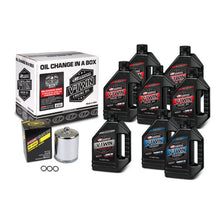 Load image into Gallery viewer, Maxima V-Twin Oil Change Kit Synthetic w/Chrome Filter Milwaukee-Eight