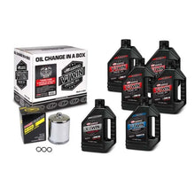 Load image into Gallery viewer, Maxima V-Twin Oil Change Kit Synthetic w/Chrome Filter Twin Cam