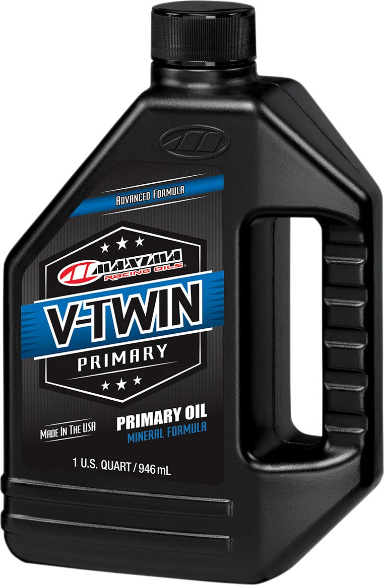 Maxima - V-Twin Primary Drive Oil - 1 U.S. quart - 40-04901 - Side View