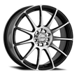 Load image into Gallery viewer, Maxxim Champ 15x6.5 8x100/114.3 ET38 Machined Face / Gloss Black