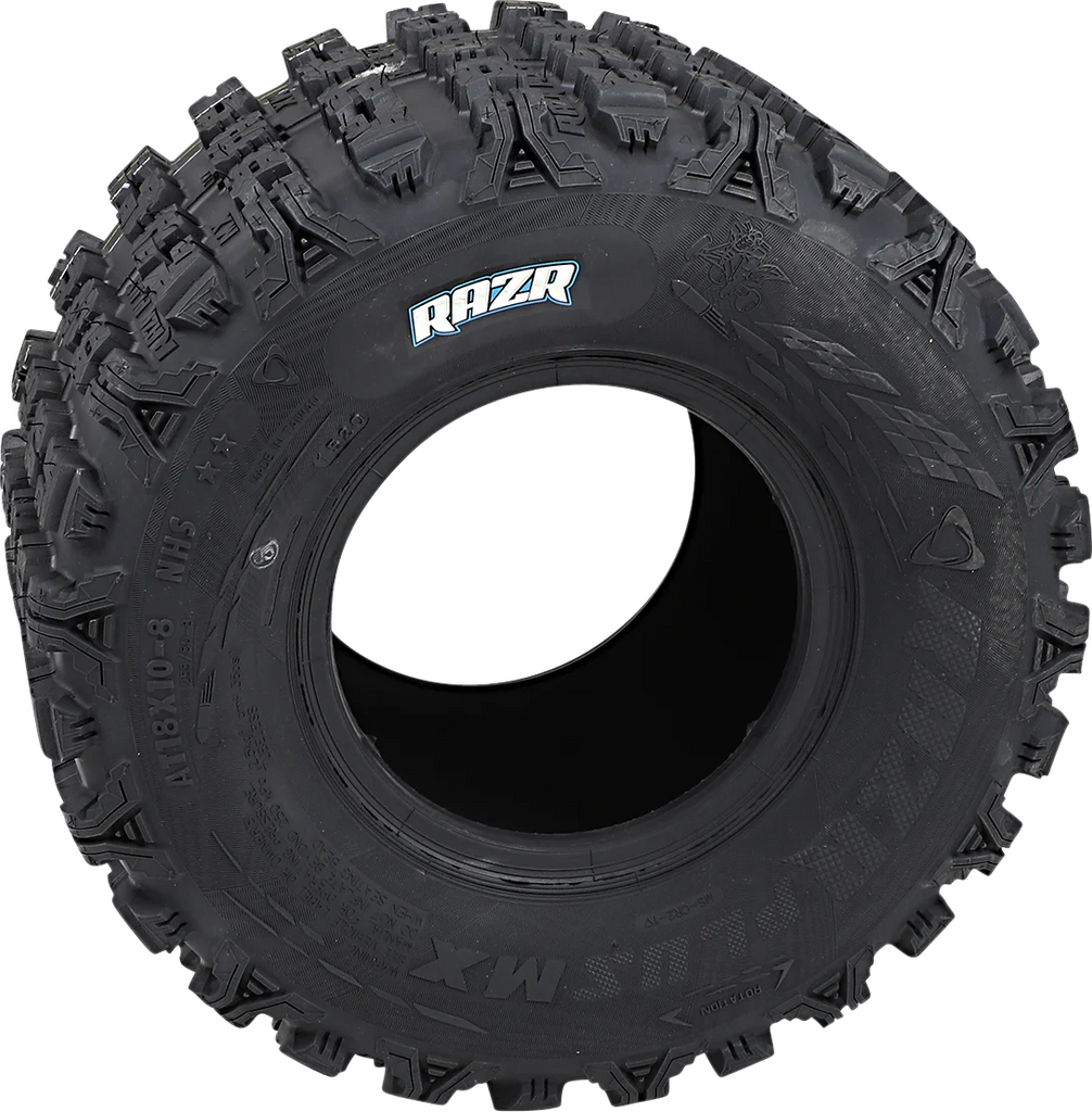 Maxxis Tire - Razr Plus MX - Front - 20x6-10 - 4 Ply TM01033100 - Side View